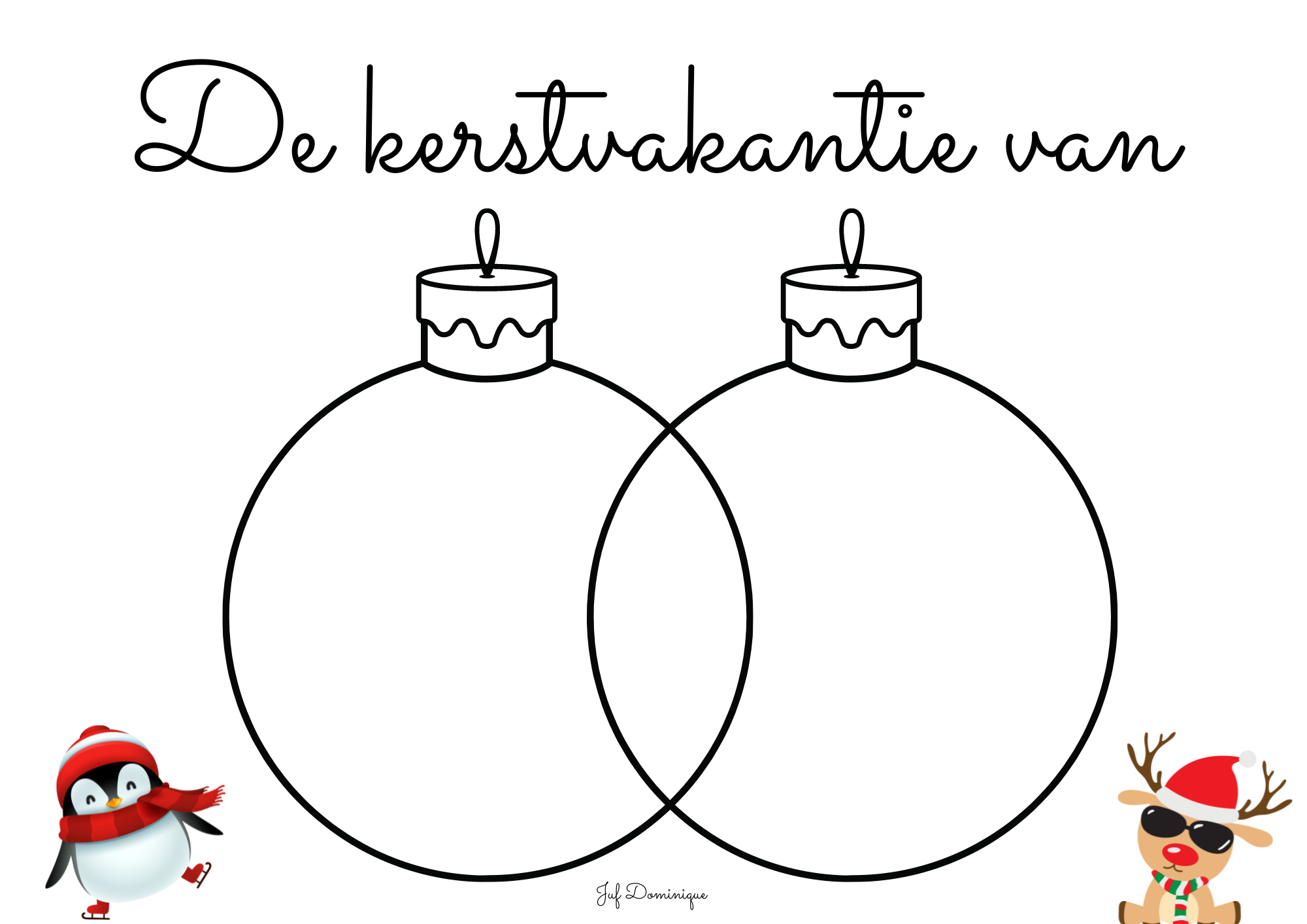 De kerstvakantie van.... ⋆ Juf Dominique